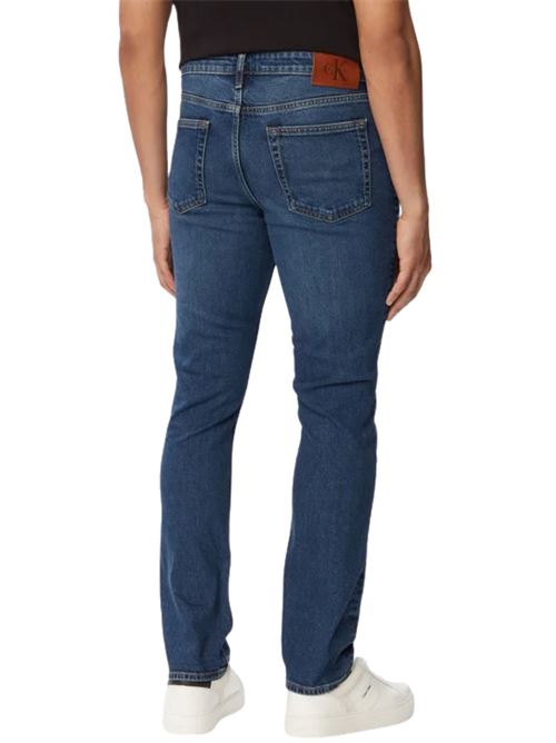 Jeans slim fit in denim elasticizzato Calvin Klein Jeans | LV04RB735GASA